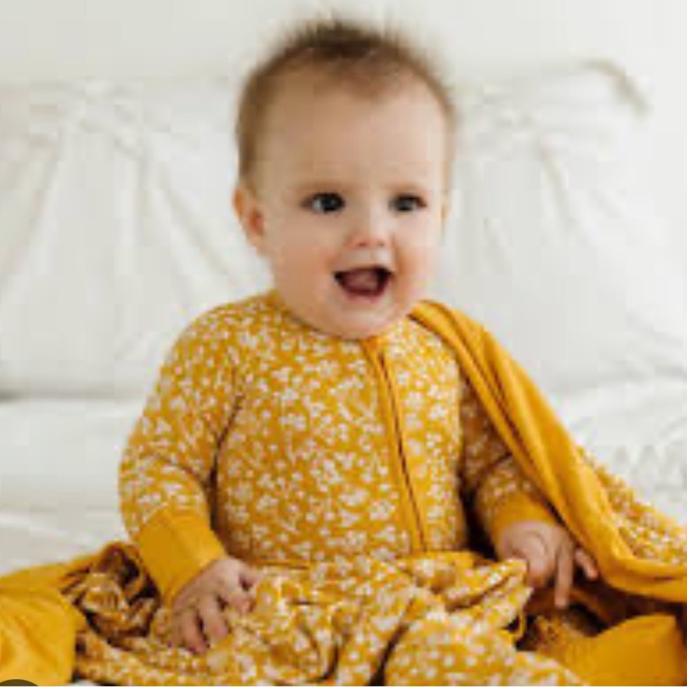 Little Sleepies Golden Poppies pajamas